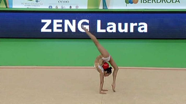 Gimnasia artística - Clas. Individual. Rotación 1 y 2 Pelota y Aro Grupo 'B'