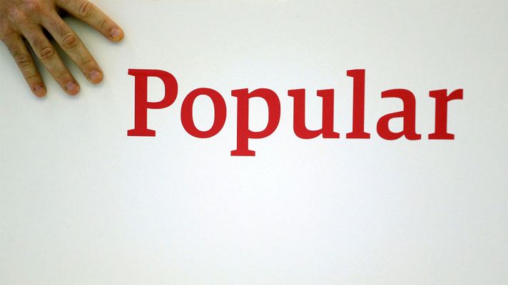 Telediario 1 - El Banco Popular pierde el 38% de su valor en Bolsa en una semana