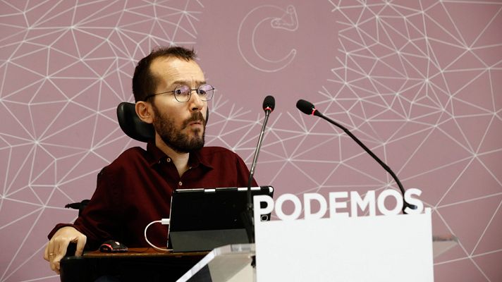 Telediario 1 - El pleno del Ayuntamiento de Zaragoza reprueba a Echenique tras ser multado por la contratación irregular de un asistente