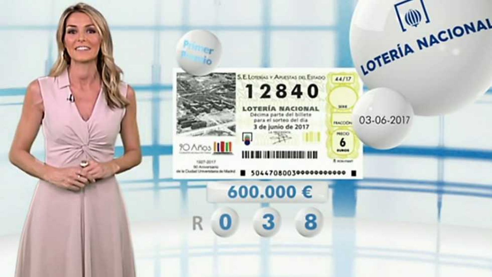 Lotería Nacional - 03/06/17 - ver ahora