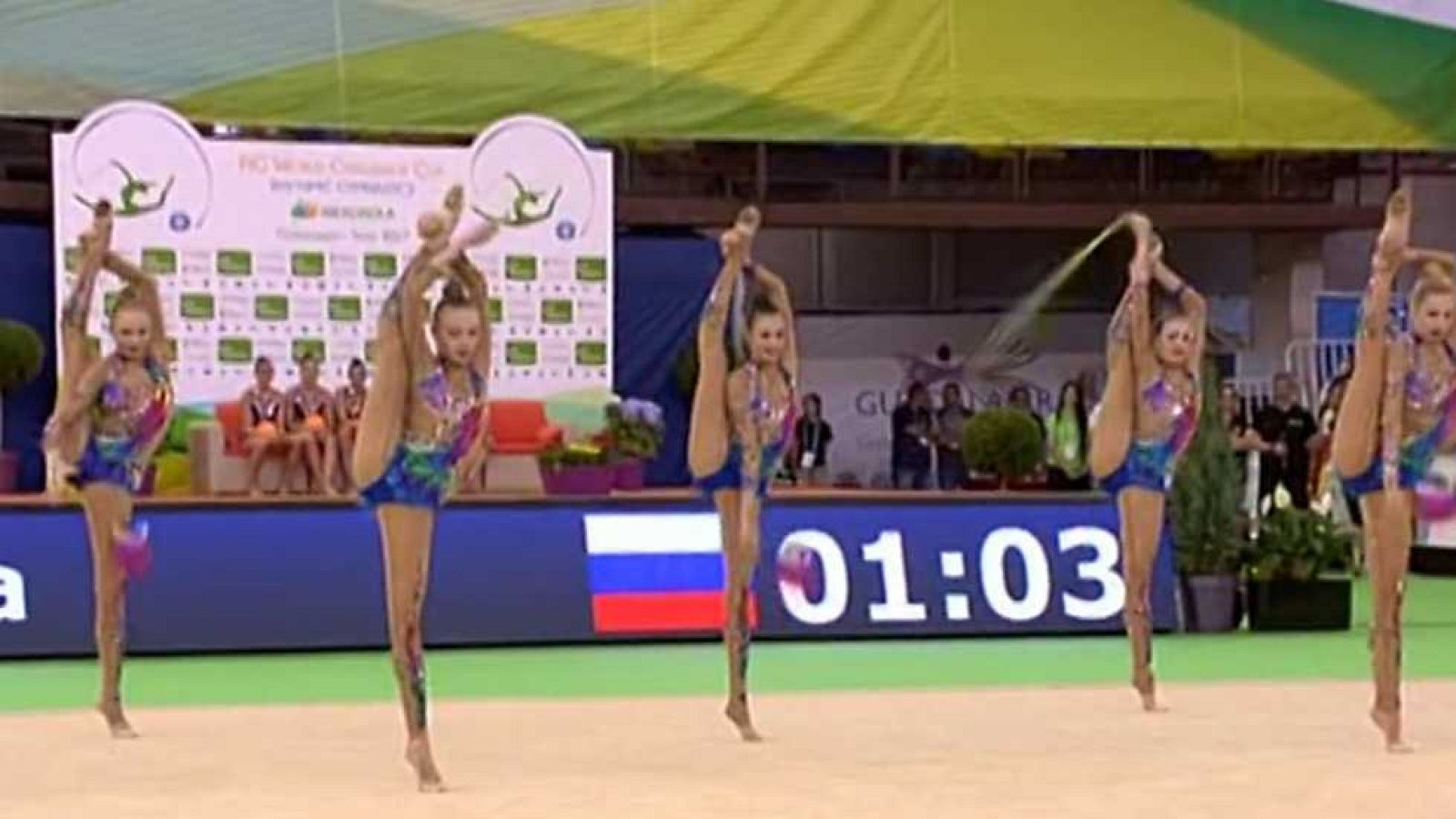 Gimnasia rítmica - Fig World Challenge Cup. Final Conjuntos Cuerda/Pelota, desde Guadalajara - VER AHORA