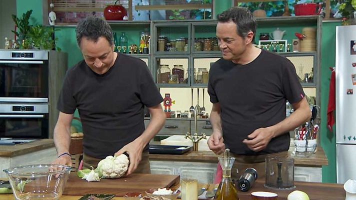 Torres en la cocina - Pizza de coliflor y costilla de cerdo