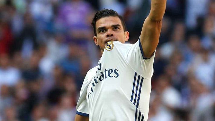 Telediario 1 - Pepe se marcha enfadado con el Madrid