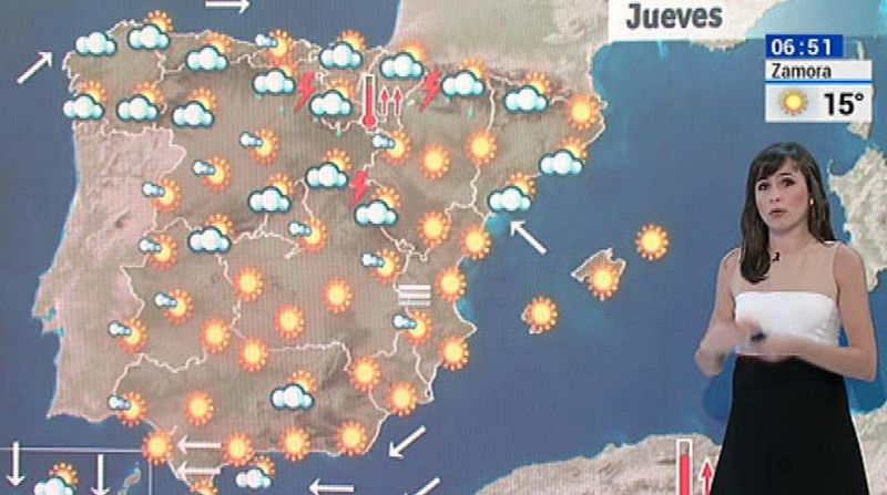 Las temperaturas suben en todo el país - El tiempo | Ver