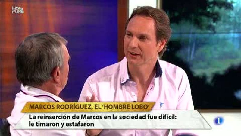 Hora Punta - Marcos Rodr�guez, el `Hombre Lobo�, asegura que vivir entre lobos ha sido la mejor �poca de su vida. Se considera un lobo m�s de la manada