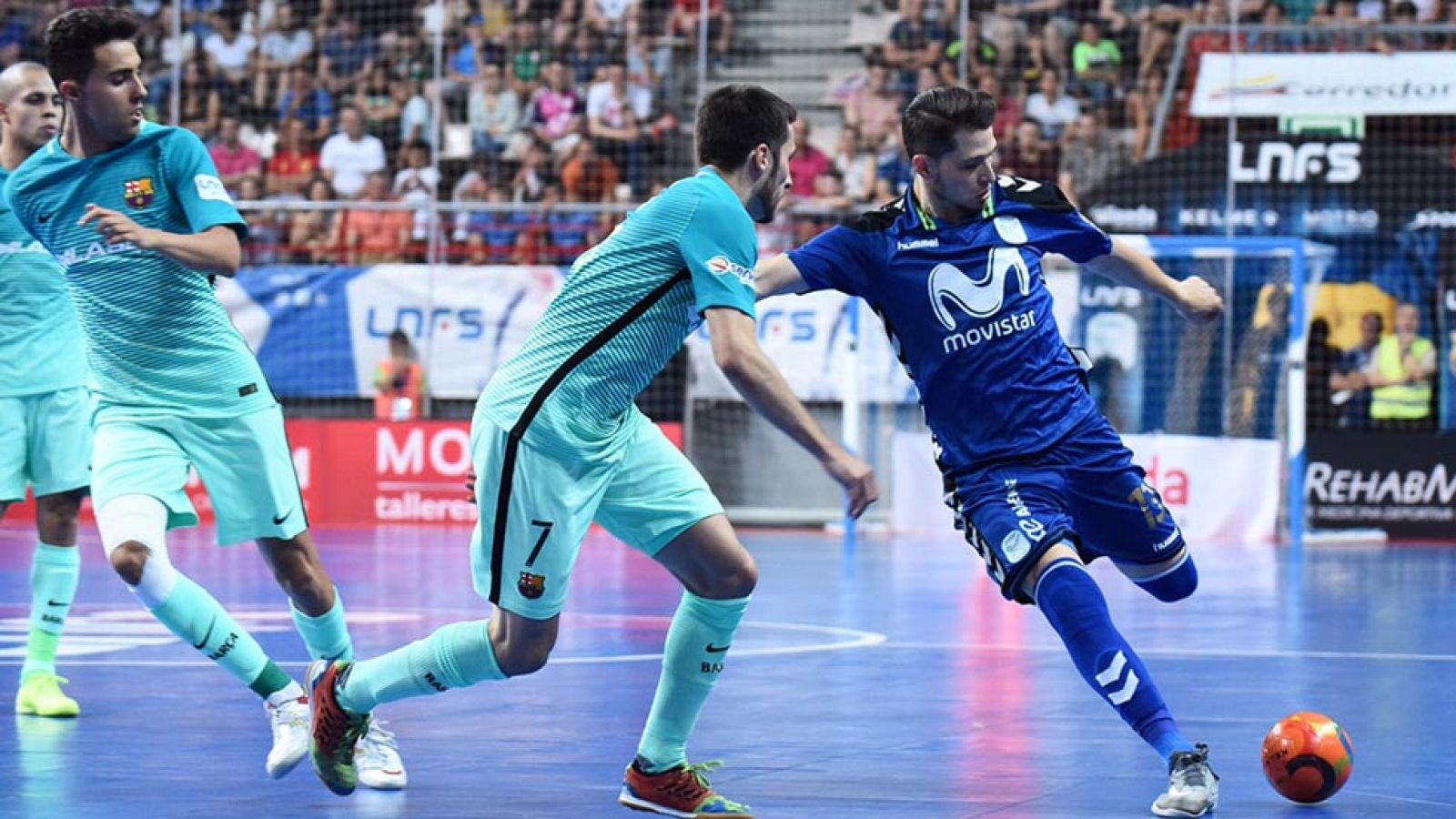 LNFS. Final. Partido 1. Movistar Inter 2(2) - FC Barcelona 2(3). Resumen - ver ahora