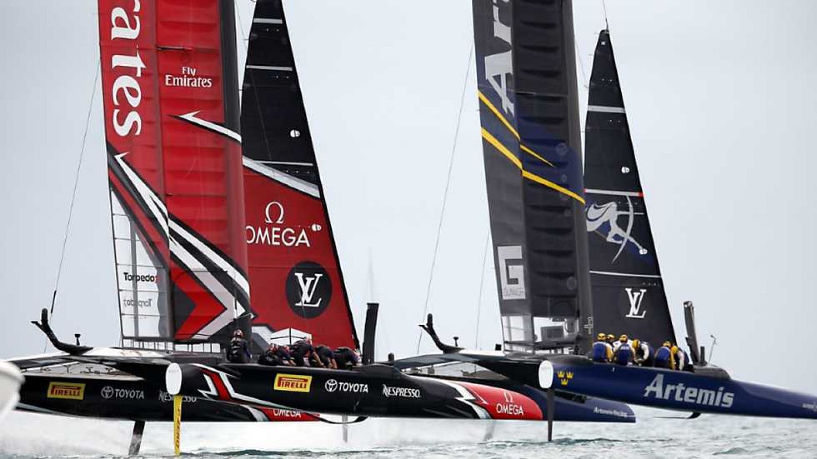Vela - Louis Vuitton America's Cup Qualifiers Challenger. Playoffs Final Regatas 1, 2 y 3 - ver ahora