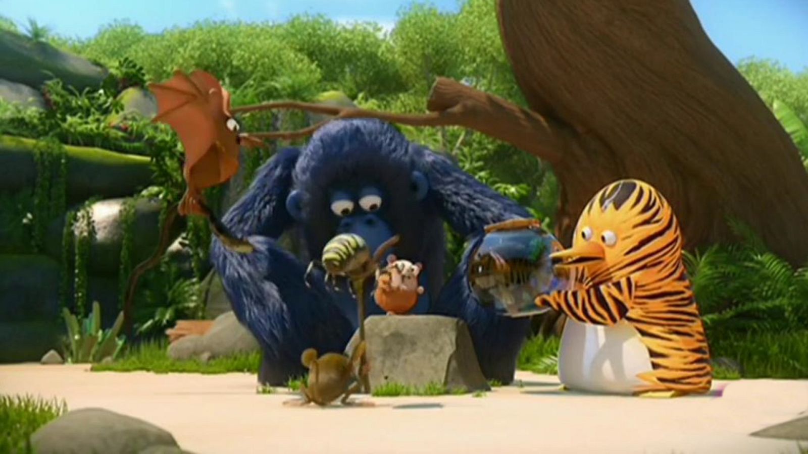 La panda de la selva (en inglés) - Los buenos, los malos y el interno - RTVE.es - La panda de la selva | Ver