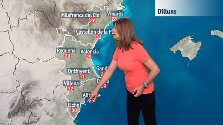 L'informatiu - Comunitat Valenciana - El tiempo en la Comunidad Valenciana - 12/06/17
