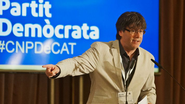 Telediario 1 - El presidente Puigdemont ha anunciado que realizará una campaña para explicar la ley de transitoriedad