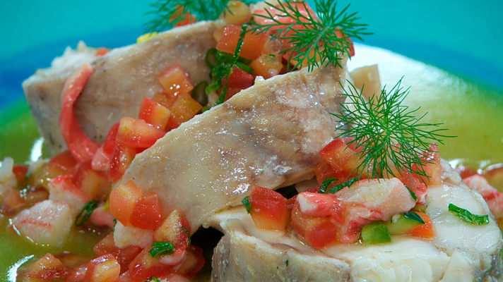 RTVE Cocina - Rape relleno de verdura y cigalas