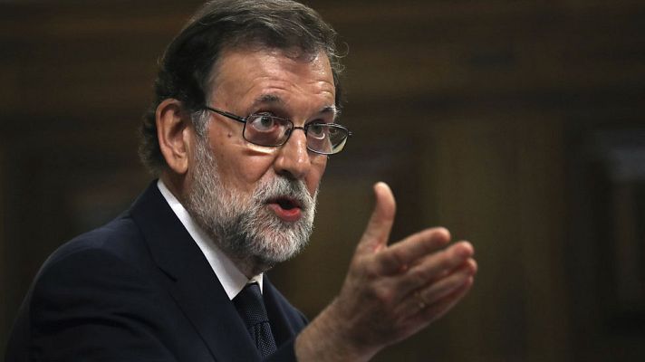 Telediario 1 - Rajoy critica el uso 'caprichoso e improcedente' que hace Unidos Podemos de la moción de censura