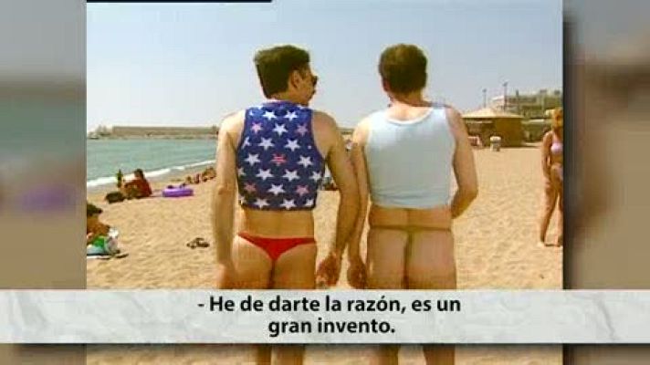 Hora punta - Hora Punta - Nos encanta el papel de Jordi Sánchez en la serie Plats Bruts . ¡Menudo baile en tanga se marcó!