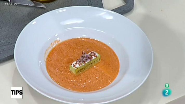 RTVE Cocina - La cocina de Sergio - Crema de sandia y yogur con jam