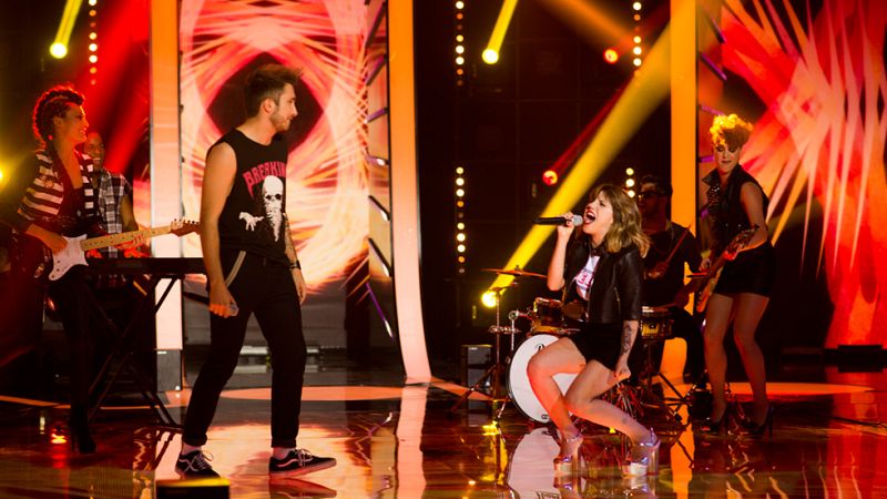 Angy y �lex Row ponen el punto rockero con "Sweet Child O'Mine"