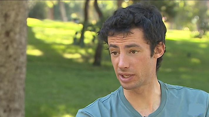 Telediario 1 - Kilian Jornet: "El Everest no tiene un grado de dificultad técnica elevada"