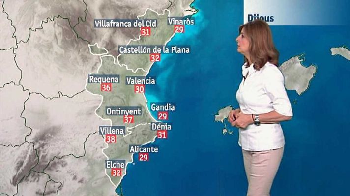 L'informatiu - Comunitat Valenciana - El tiempo en la Comunidad Valenciana - 15/06/17