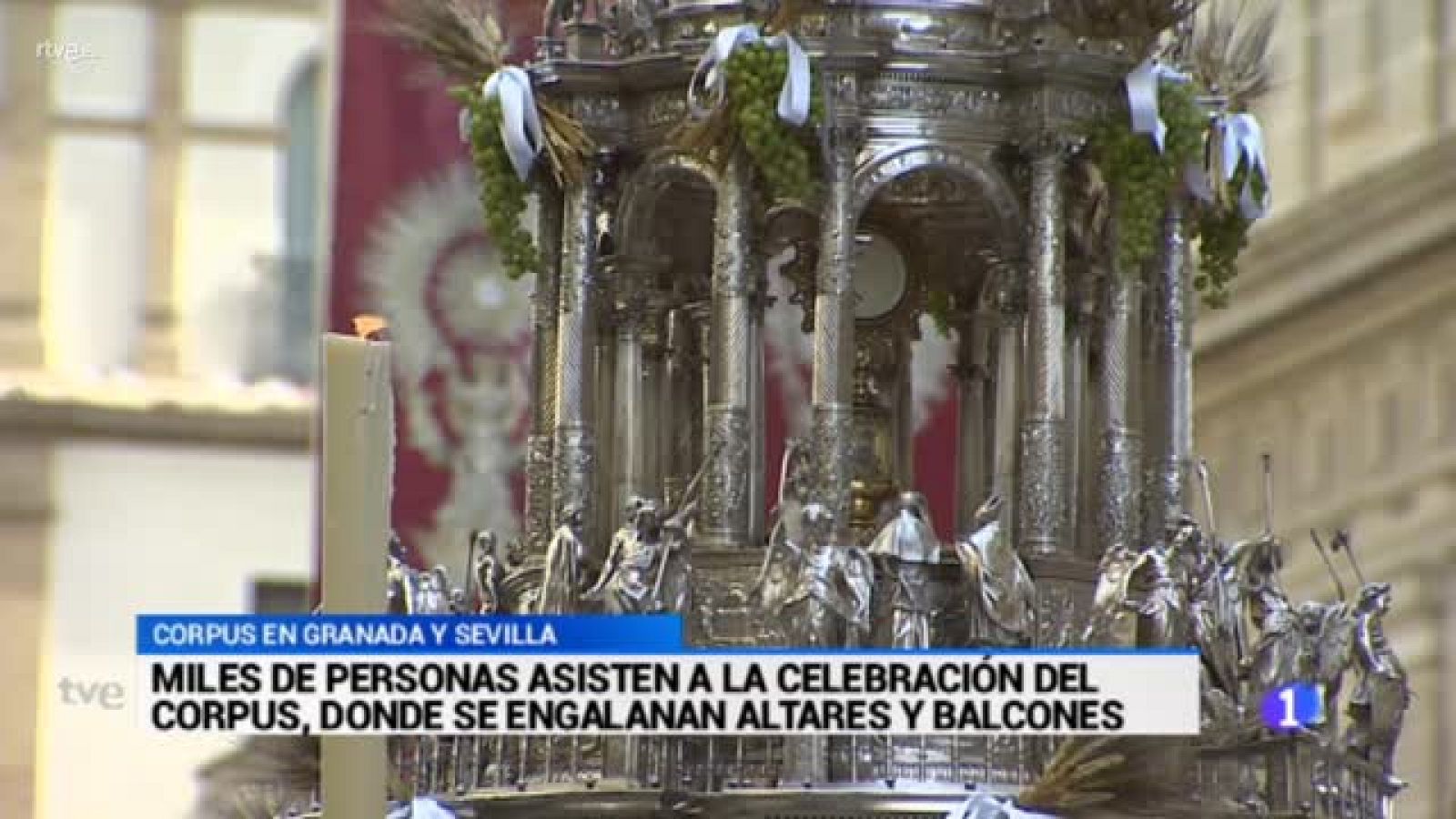 Sevilla y Granada procesionan a la Custodia en el día del Corpus | Ver