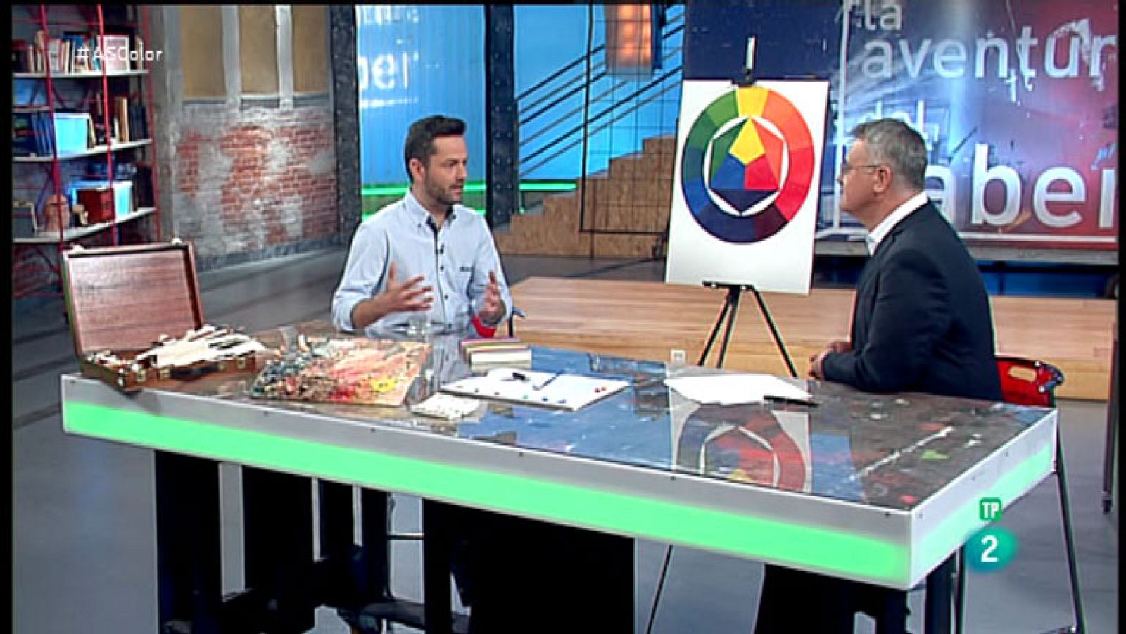 La Aventura del Saber. TVE. Taller de dibujo. Juan Carlos Herrero. El color