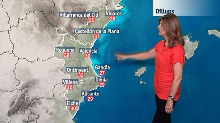 L'informatiu - Comunitat Valenciana - El tiempo en la Comunidad Valenciana - 12/06/17