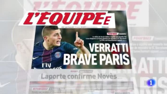 Telediario 1 - Verratti da un paso más para salir del PSG