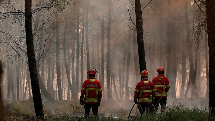 Telediario 1 - Controlado el 70 por ciento del incendio en Portugal
