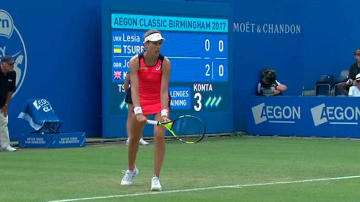 Tenis - WTA Torneo Birmingham: Tsurenko - Konta
