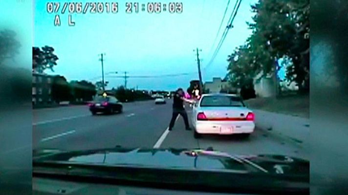 Telediario 1 - Video asesinato Castile