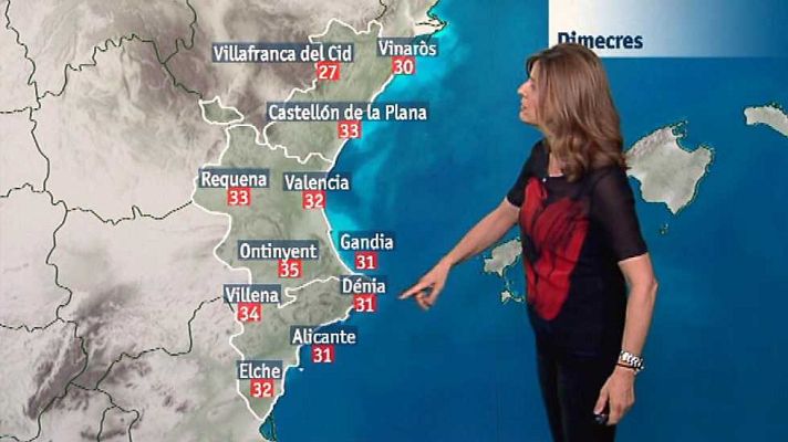 L'informatiu - Comunitat Valenciana - El tiempo en la Comunidad Valenciana - 21/06/17