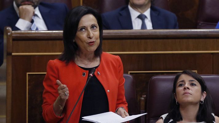 Telediario 1 - Robles, portavoz del grupo socialista, pide al Gobierno responsabilidades por la amnistía fiscal