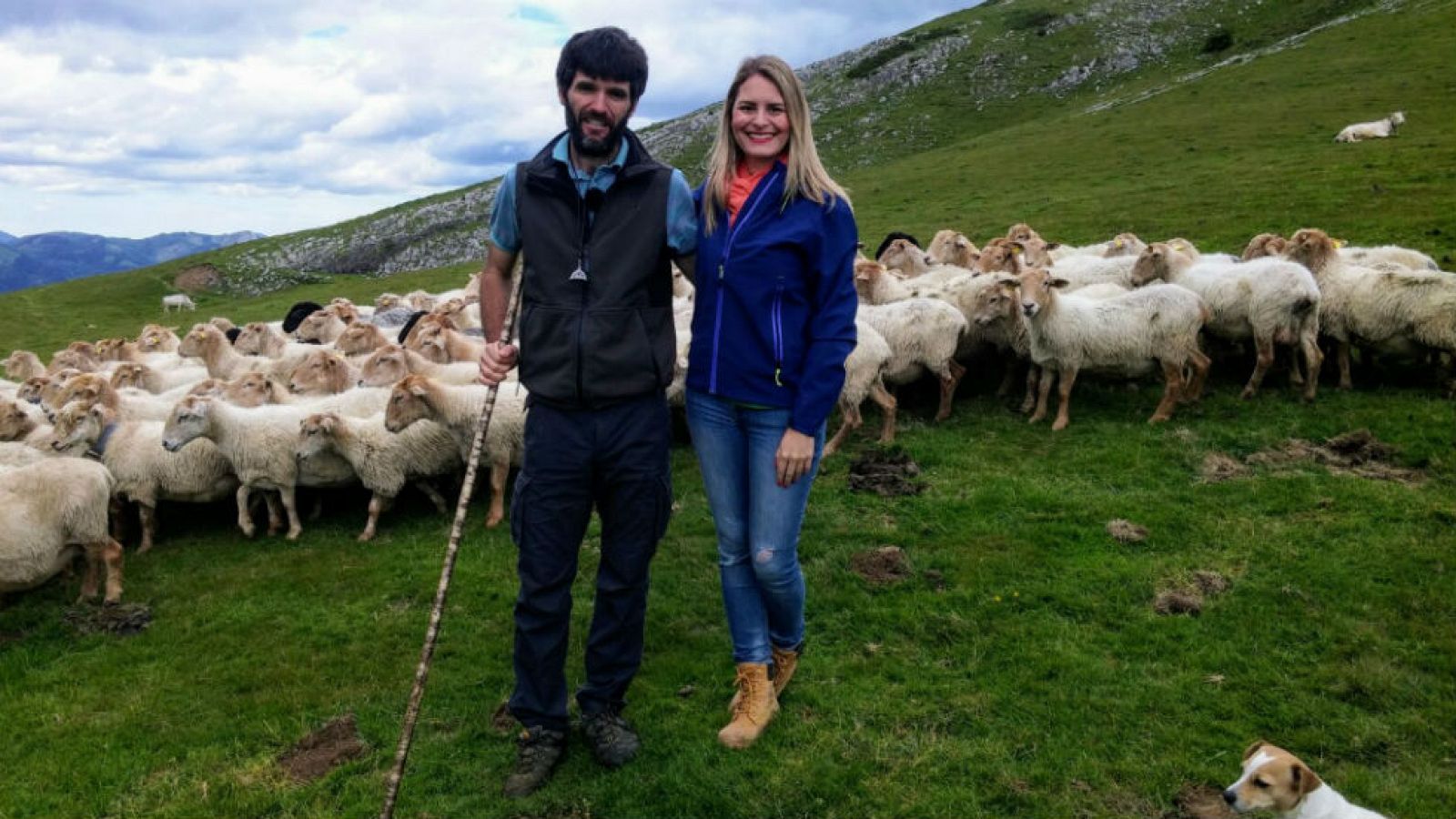 Pastando en el Parque Natural de Aralar