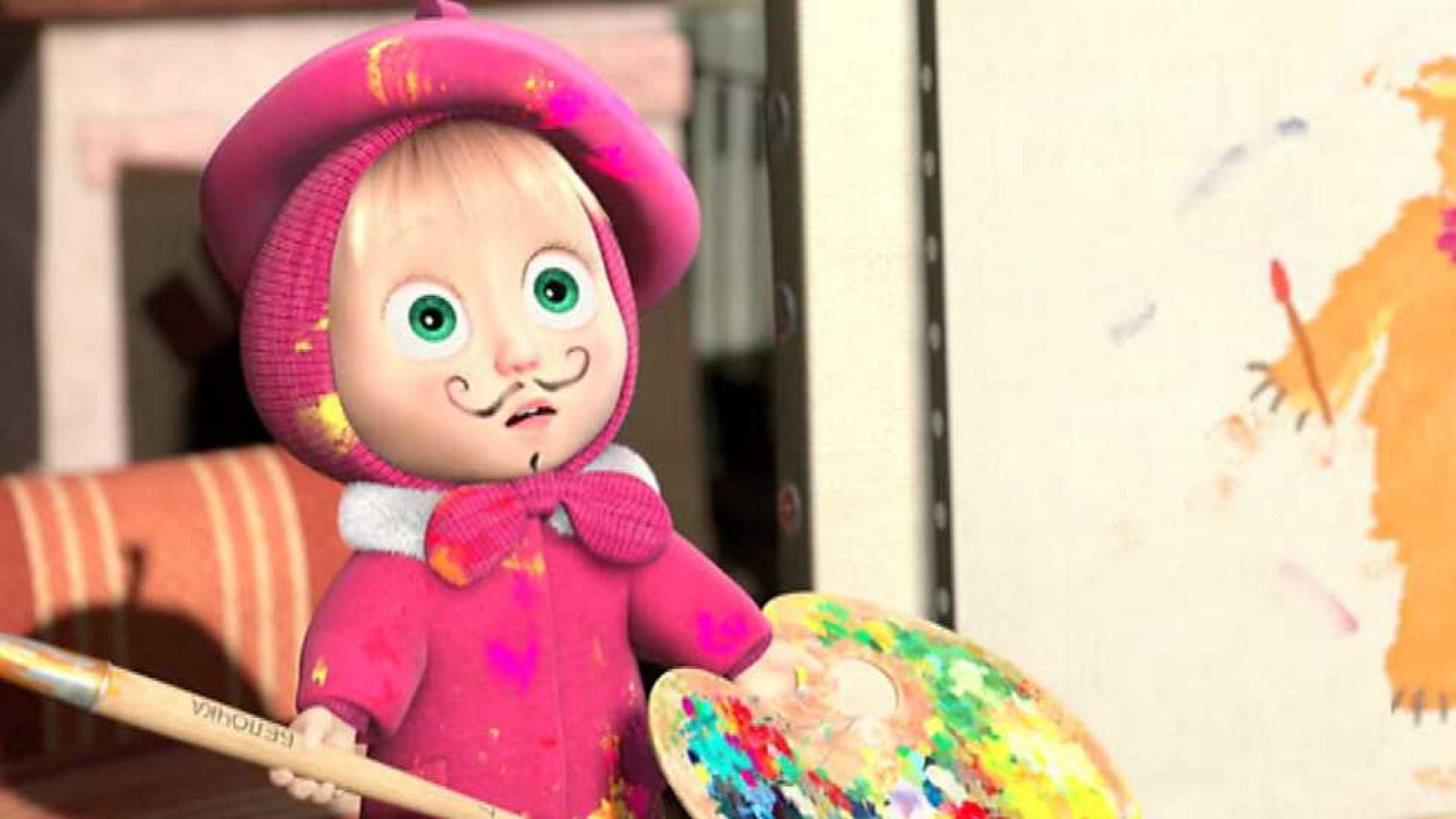 El cuadro perfecto - Masha y el oso | Ver