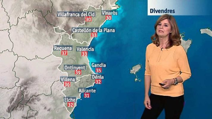 L'informatiu - Comunitat Valenciana - El tiempo en la Comunidad Valenciana - 23/06/17