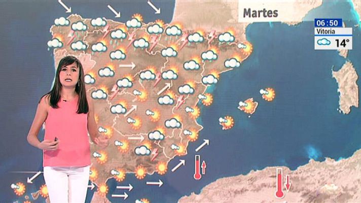 El tiempo - Bajada de temperaturas en el centro y oeste peninsular