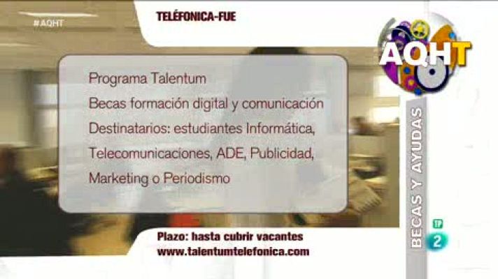 Aquí hay trabajo - Prácticas remuneradas y becas artísticas