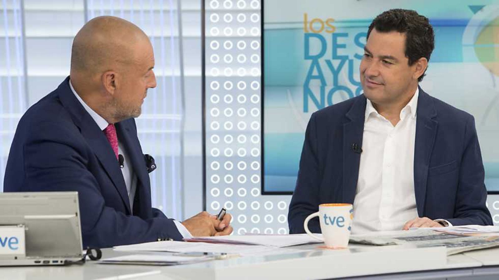 Los desayunos de TVE - Juan Manuel Moreno, presidente del PP de Andalucía - ver ahora