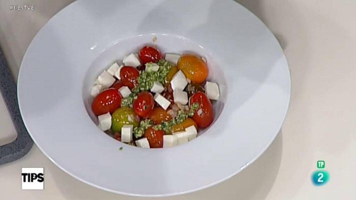 RTVE Cocina - Sección de Sergio cocina - El reto con albahaca y mozzarella