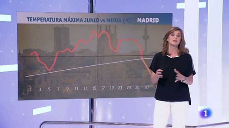 Tormentas en el norte peninsular y descenso térmico en toda España