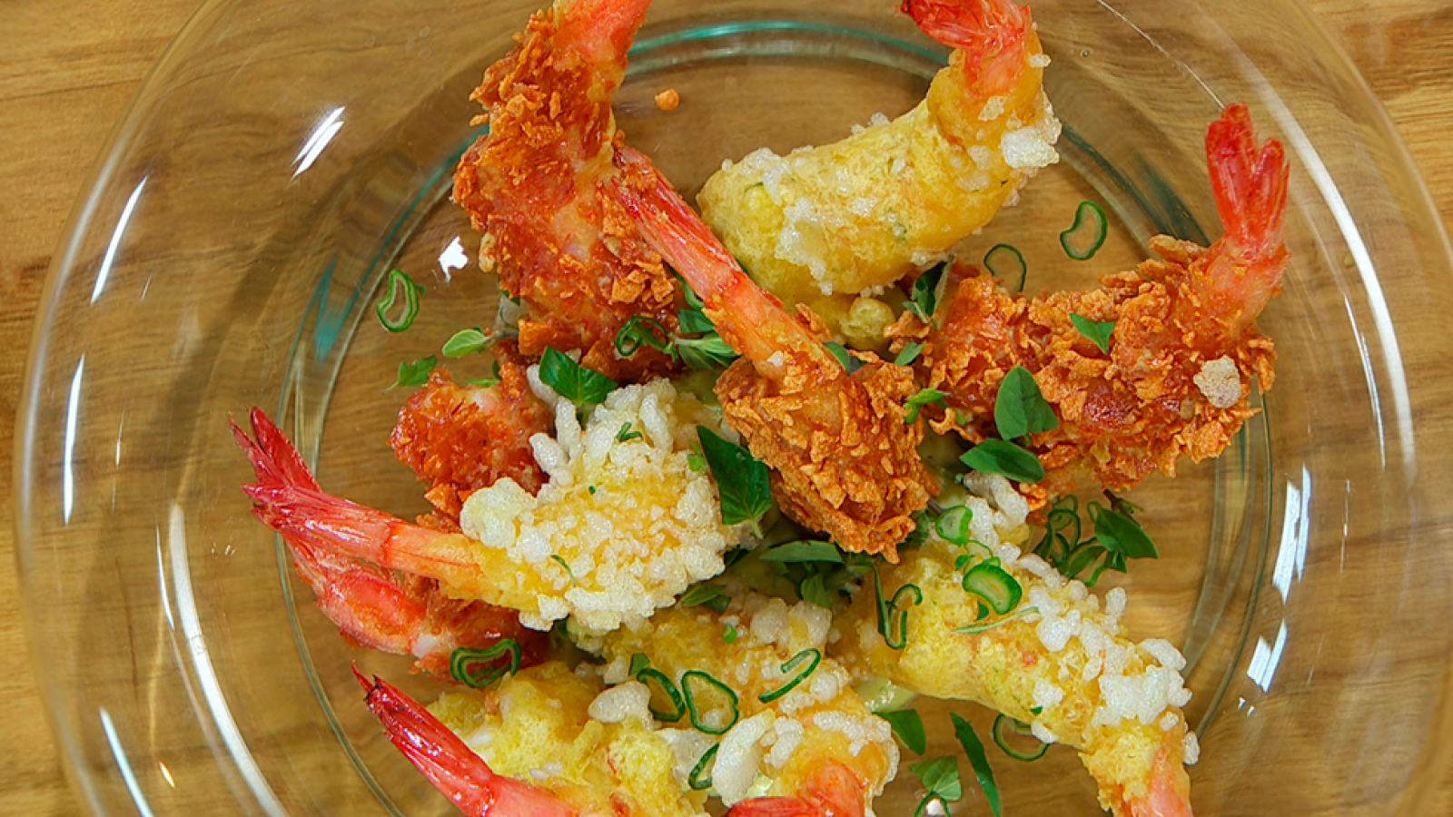 Torres en la cocina - Gambas en gabardina