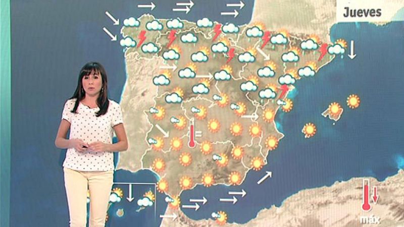 Fuertes vientos y tormentas en el norte