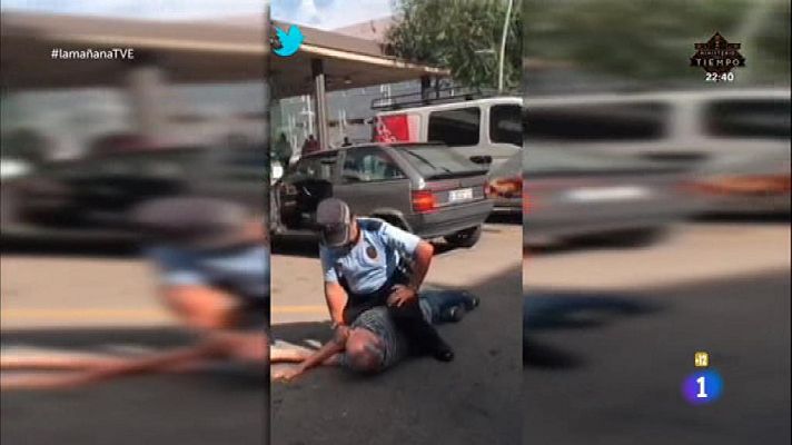 La mañana - Violenta detención de un anciano