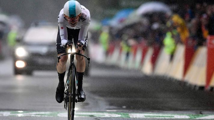 Tour de Francia - Geraint Thomas se lleva un prólogo del Tour pasado por agua
