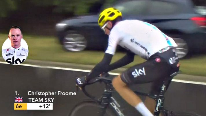 Tour de Francia - Caída a 30km para la meta de Lieja; Froome y Bardet involucrados