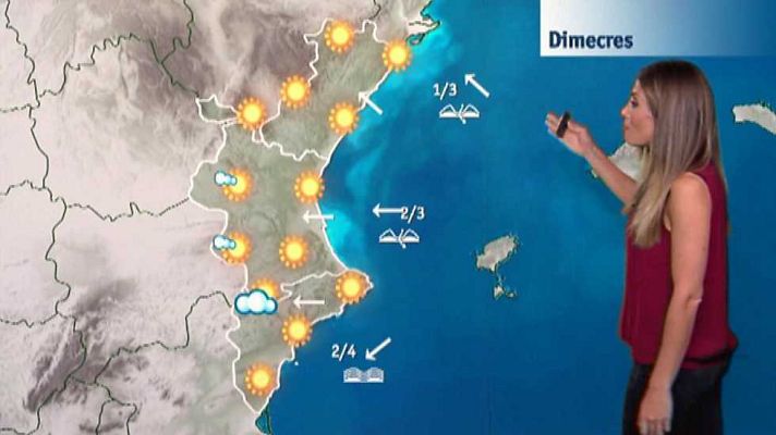 L'informatiu - Comunitat Valenciana - El tiempo en la Comunidad Valenciana - 04/07/17