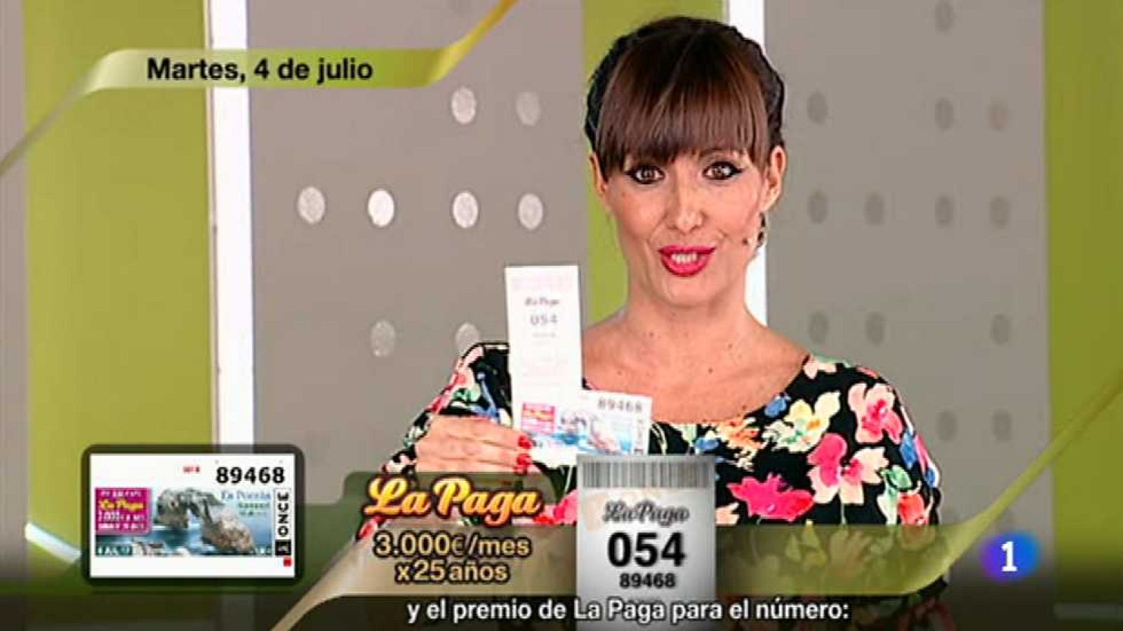 Sorteo ONCE - 04/07/17 - ver ahora