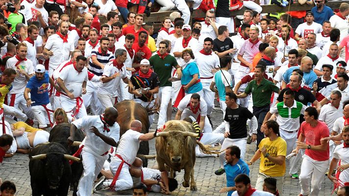 Telediario 1 - Cómo es el recorrido de los encierros de San Fermín