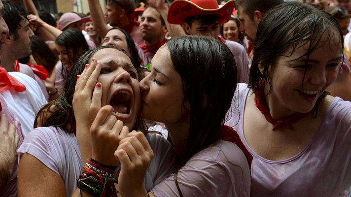 Telediario 1 - Pamplona vigila las agresiones sexuales durante los sanfermines