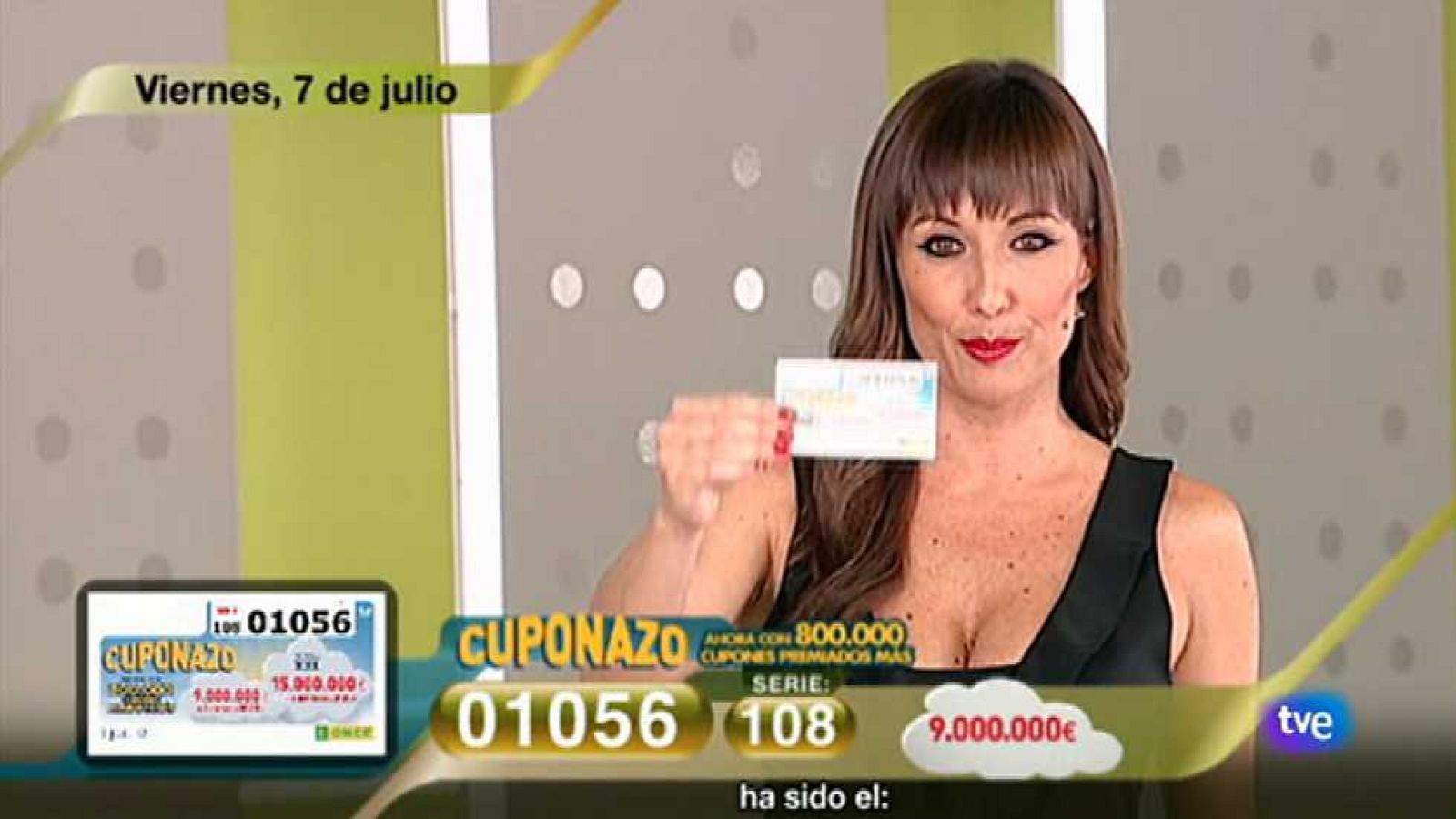 Sorteo ONCE - 07/07/17 - ver ahora