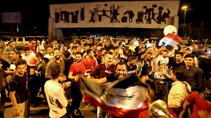 Telediario 1 - El ejército iraquí celebra la victoria en Mosul sobre los yihadistas del Estado Islámico