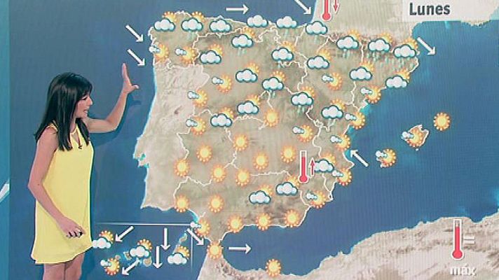 El tiempo - Más lluvias y tormentas en el norte, más intensas en Pirineos y Navarra